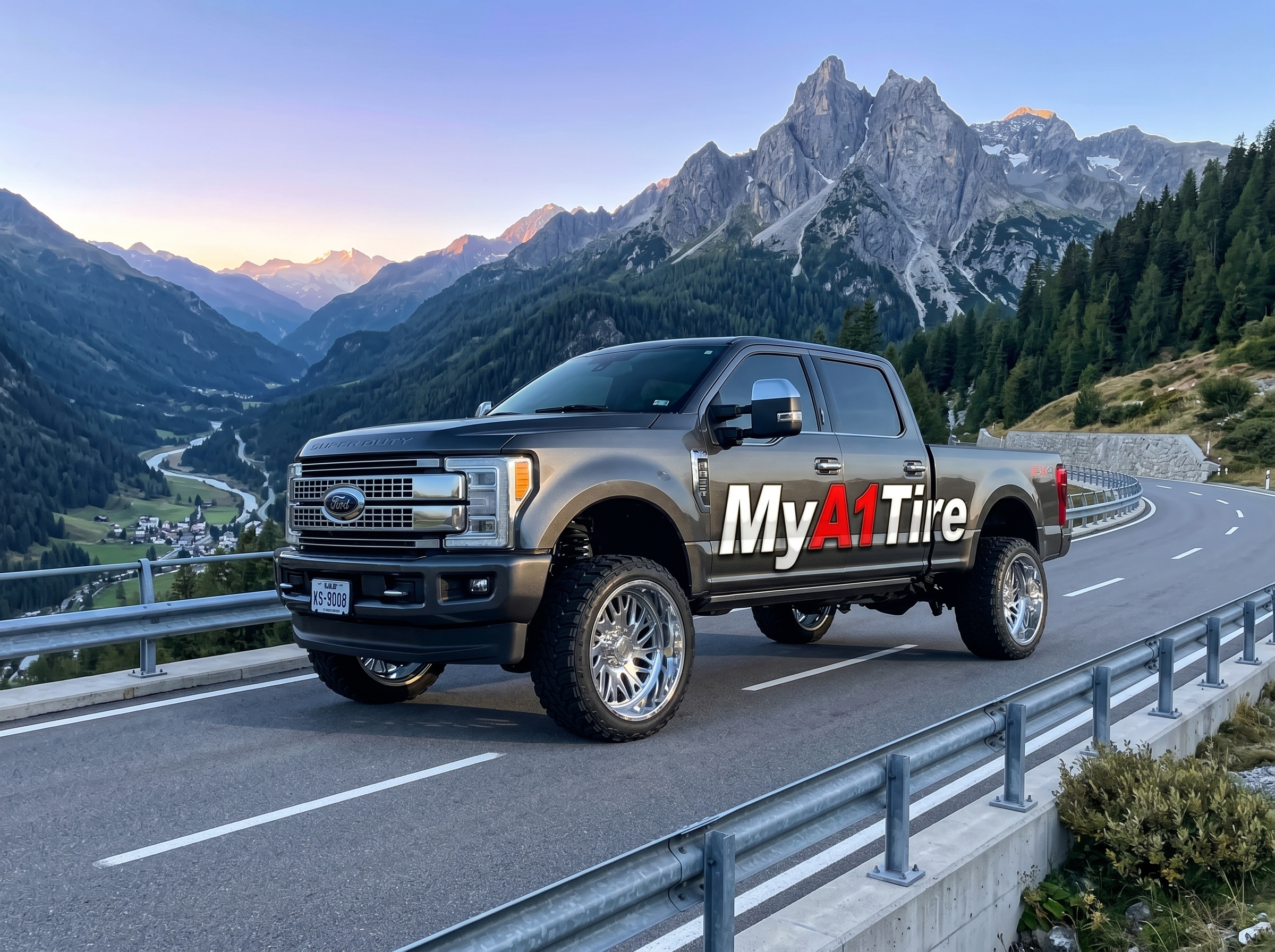 Ford F250 with Rim Pros Wheels